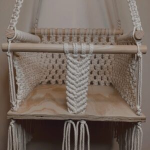 Cotton Rope Square Baby Swing Chair TOPK07