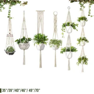 Macrame plant hanger , hanging planter basket, plant holder, plant hangers (Copy)
