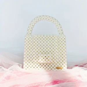 Bead bag, Beaded Bag Pearl bag, Pearl bead bag, Evening bag, Wedding bag, Gift for mom bag, Gift for mom, Christmas gift , Christmas
