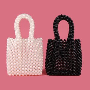 Hand-woven Beaded Ladies Handbag