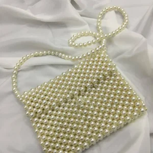Handmade Bag,Pearl Beade Wedding Bag,Valentine’s Day…