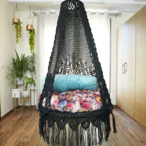 The Top knott CHARCOAL JADE SWING