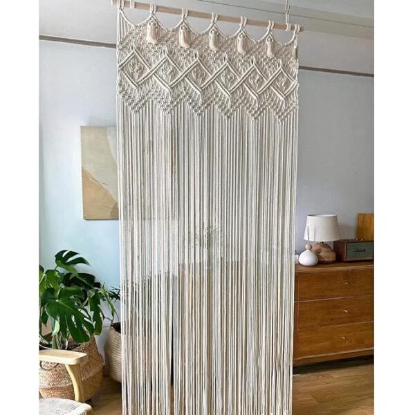 The Top Knott Macramé Curtains for Doorways, Window,
